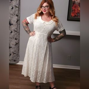Vintage White Babydoll Dress